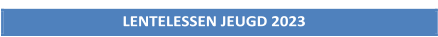 LENTELESSEN JEUGD 2023