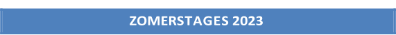 ZOMERSTAGES 2023